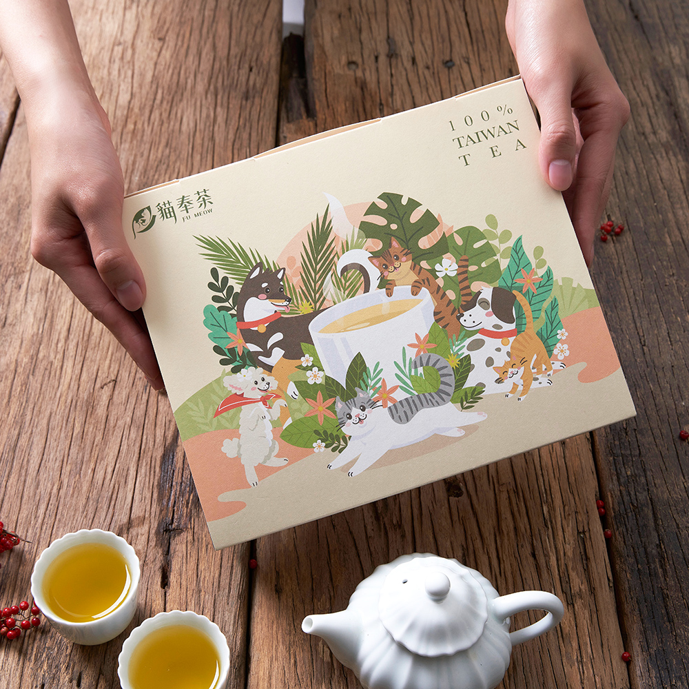 野生動物紅茶包禮盒內含四款台灣最熱門紅茶