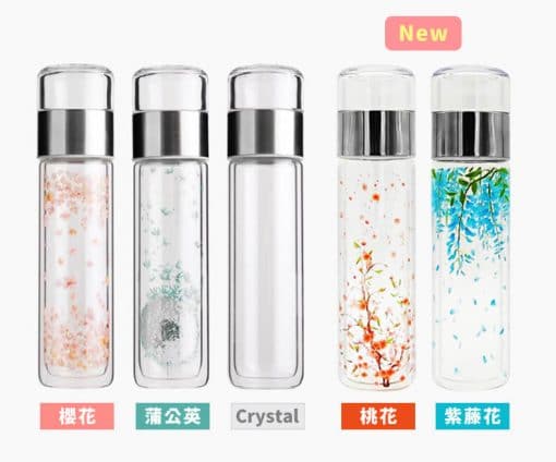 PO:Selected丹麥攜帶式雙層玻璃泡茶杯-色系種類